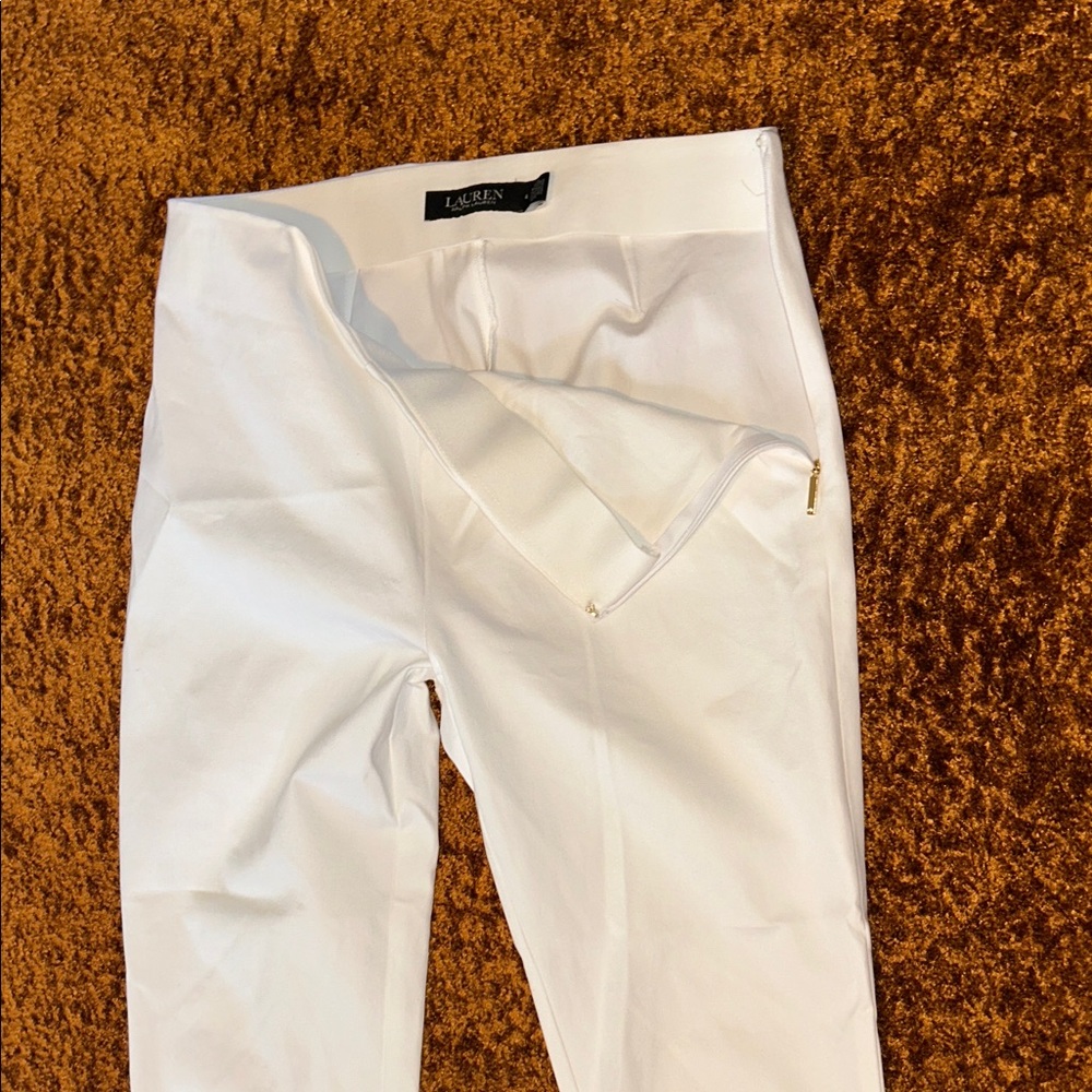 Lauren Ralph Lauren Crisp White Chinos - Picture 3 of 9